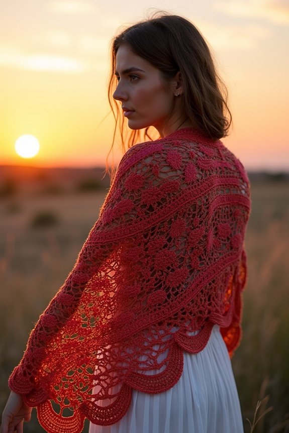 scenic shawl design inspiration
