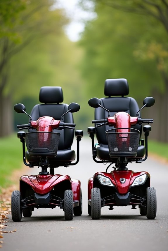 scooter size comparison guide