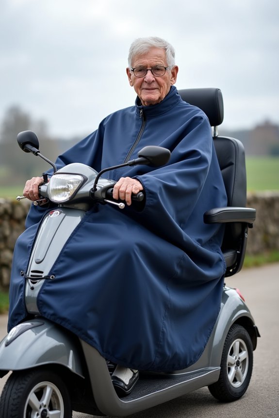 securely fit scooter cape