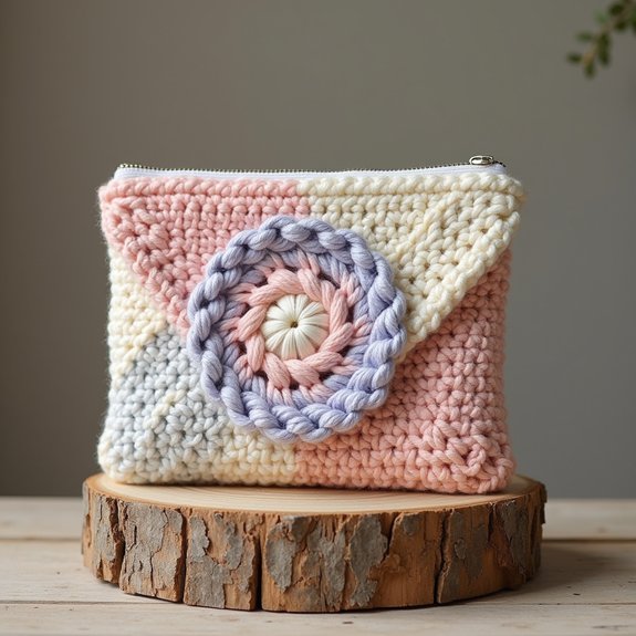 simple crochet clutch design