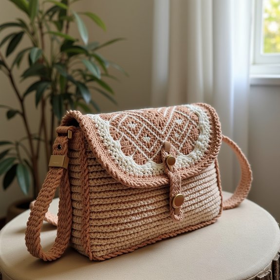 simple crochet shoulder bag
