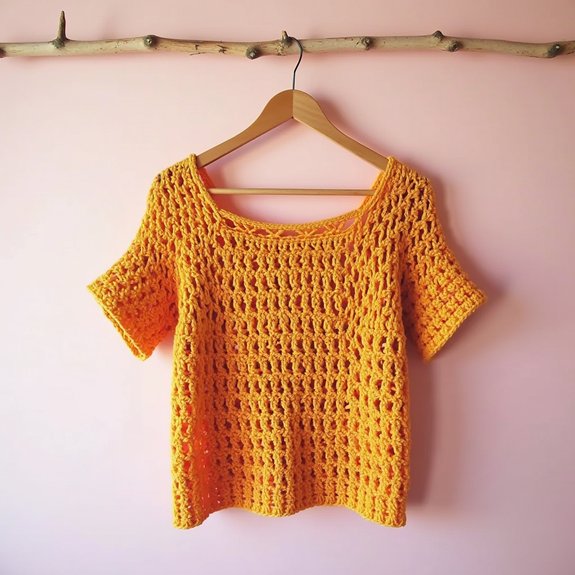 simple crochet top design