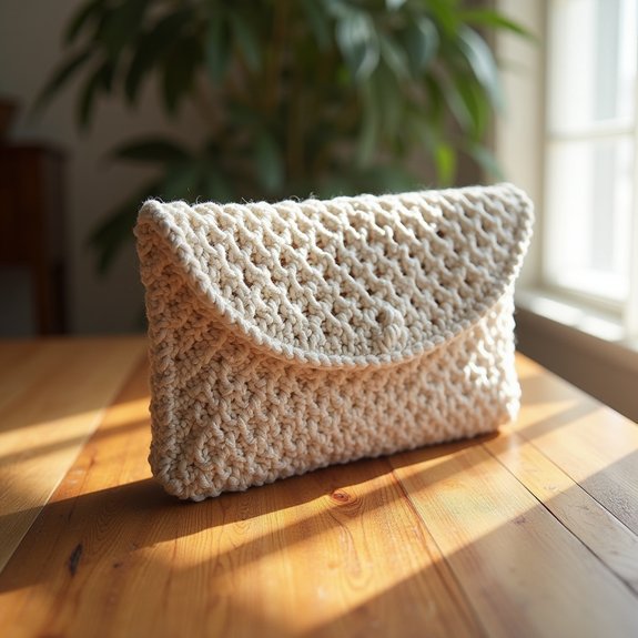 simple elegant colorful purse