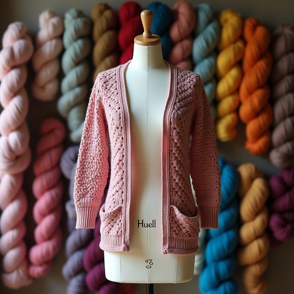 simple granny square cardigan