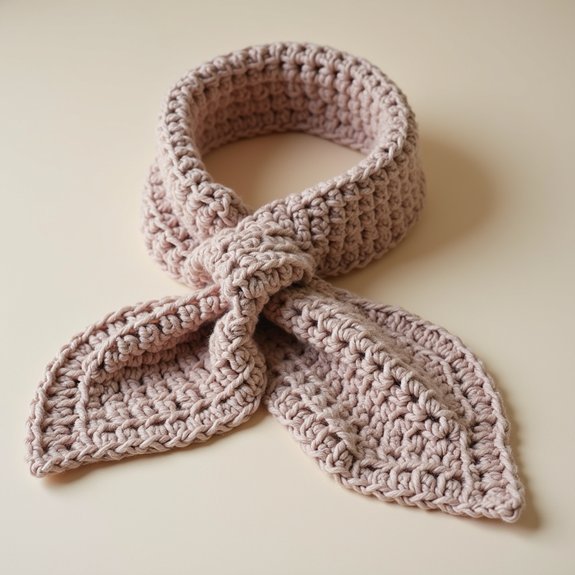 simple solid color bandana