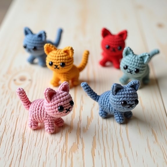 small feline shaped magnets