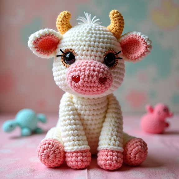 soft cow stuffed animal