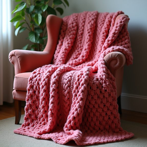 soft luxe crochet blanket