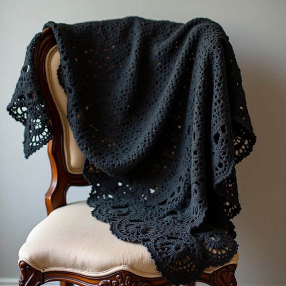sophisticated lace wrap accessory