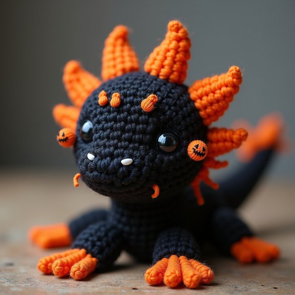 spooky axolotl halloween decorations