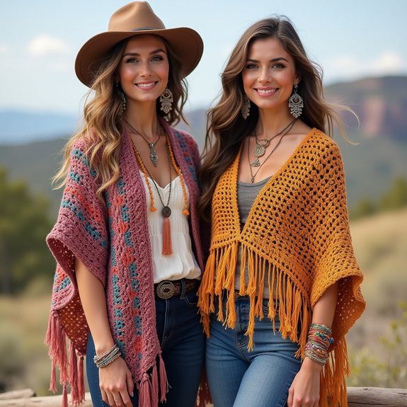 stylish and adaptable ponchos