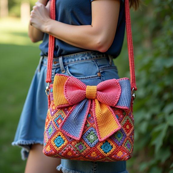 stylish bohemian crossbody bag