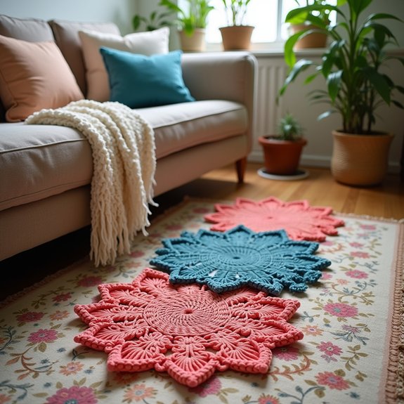 stylish bohemian drink coasters