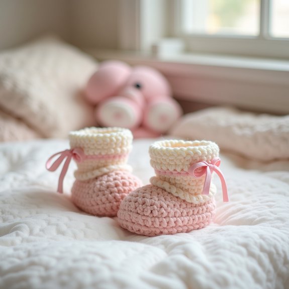 stylish booties with ties