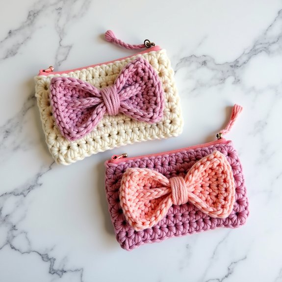 stylish bow wristlet accessory