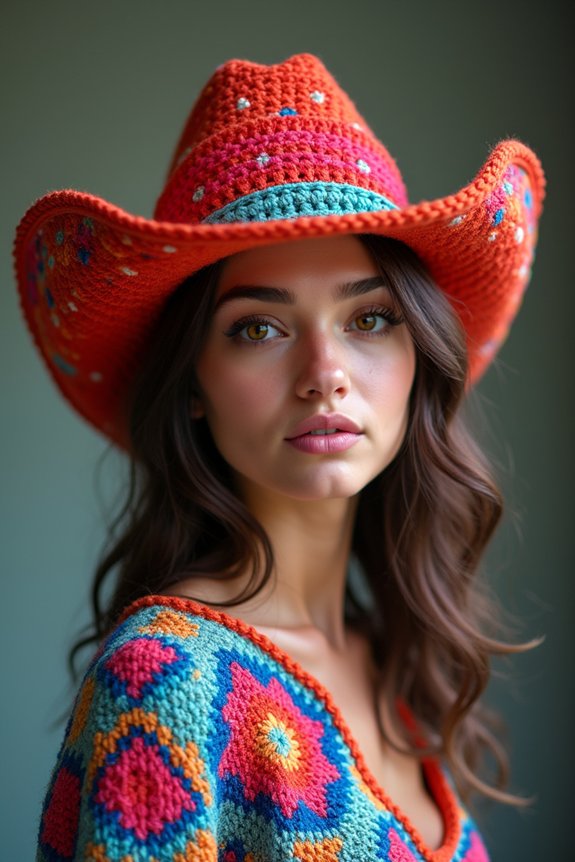 stylish cowboy hat accessory