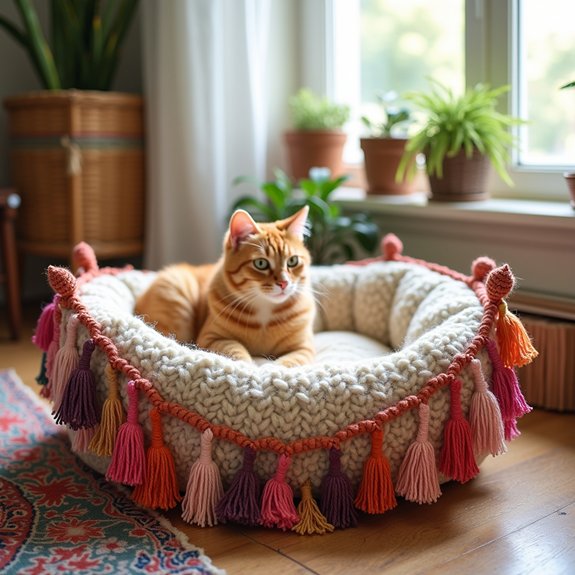 stylish cozy pet bed