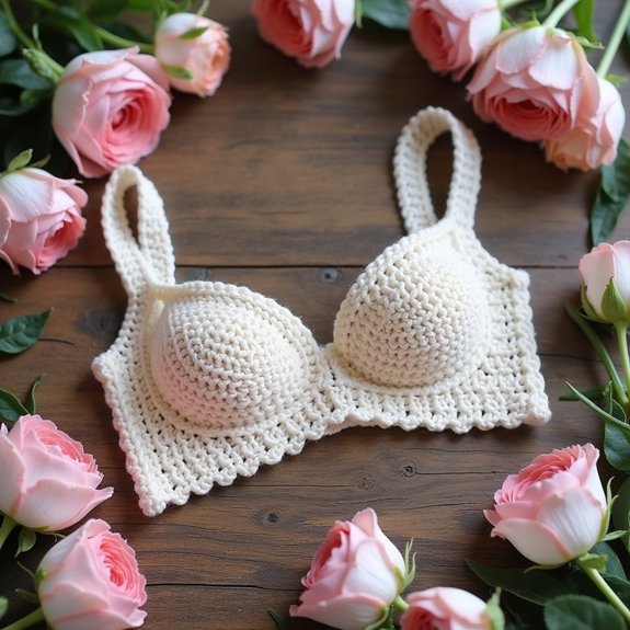 stylish crochet bralette design