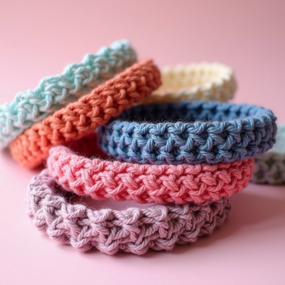 stylish crochet hair accessories