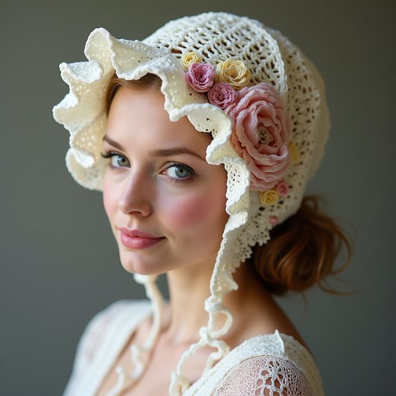 stylish frilled headwear accessory