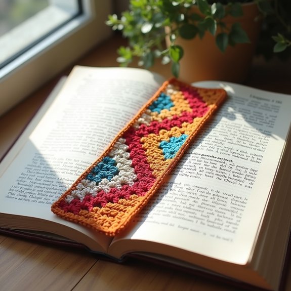 stylish geometric bookmark design