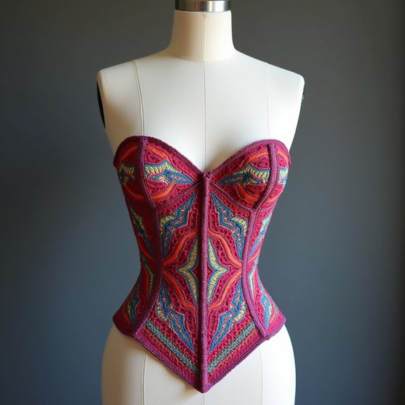stylish geometric crochet design