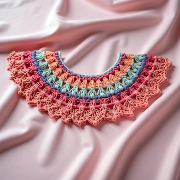 stylish geometric design collar