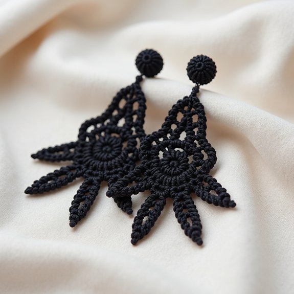 stylish handmade black accessories