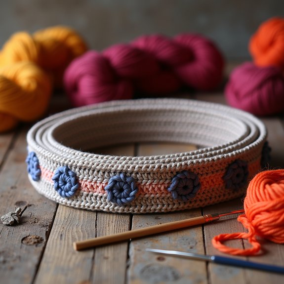 stylish handmade crochet accessory
