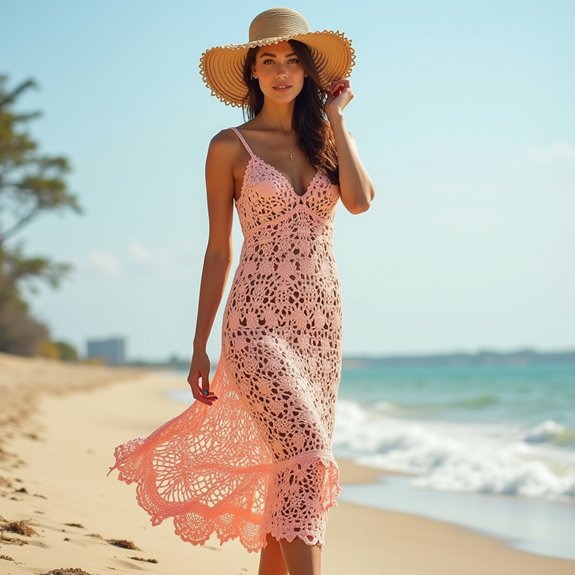 stylish handmade crochet dress