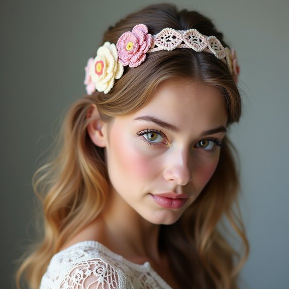 stylish lace crochet accessory