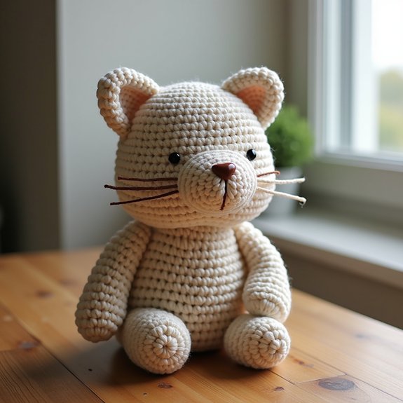 stylish minimalist cat beanie