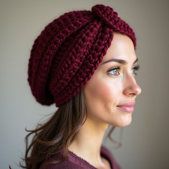 stylish twisted headband beanie