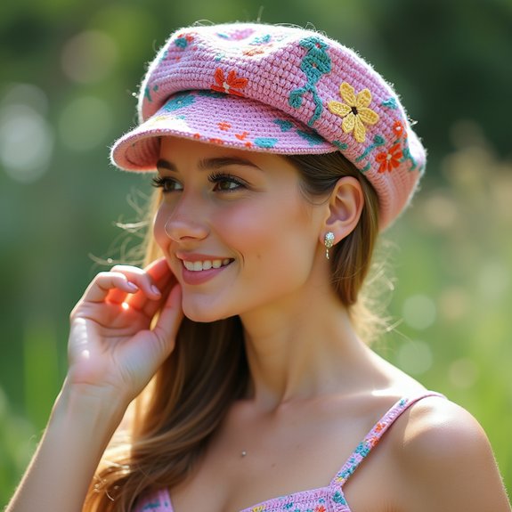 summer lightweight beret fashion