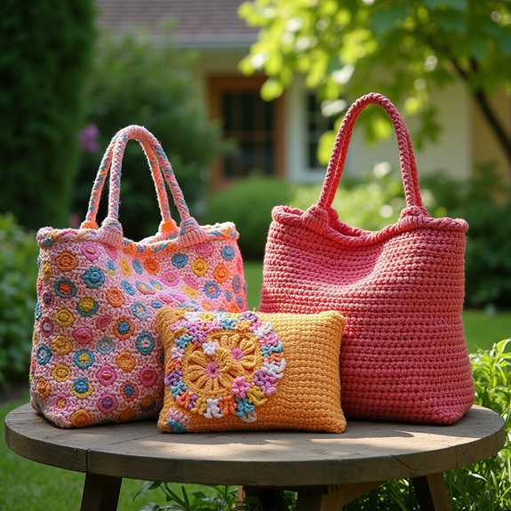 sustainable crochet art projects