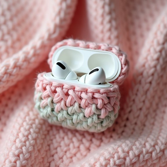 textured airpods case design