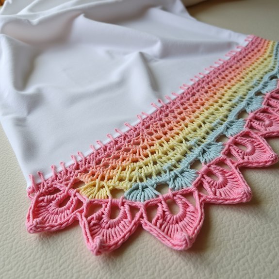 textured border design feature