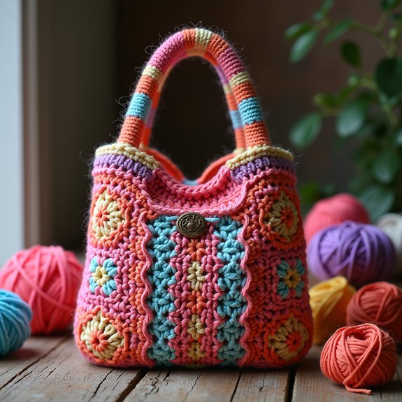 trendy handmade crochet bags