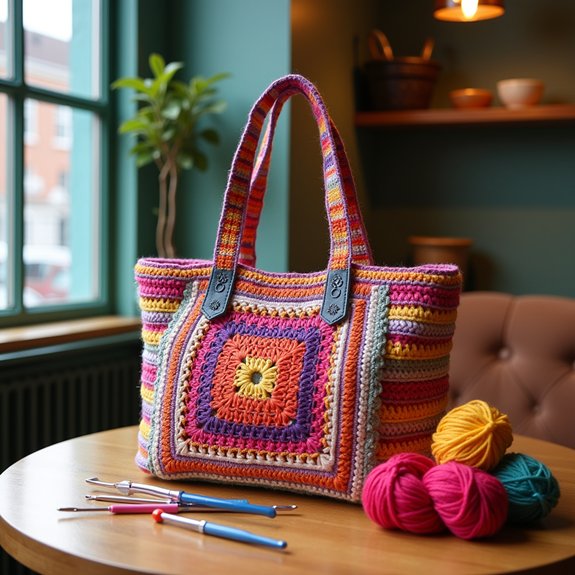 trendy handmade crochet bags