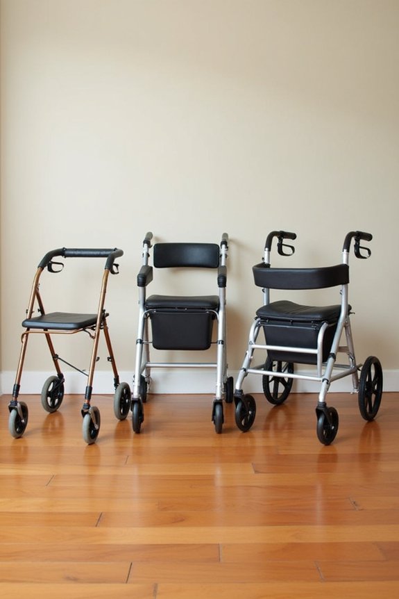 types of zimmer frames