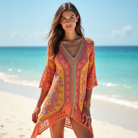 unique asymmetrical crochet design