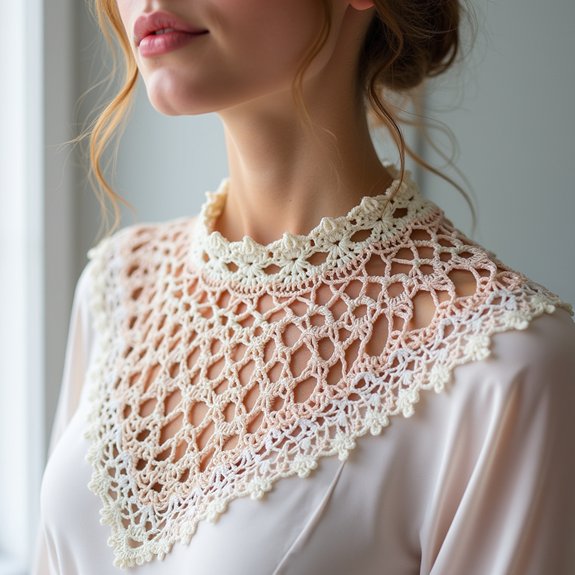 unique crochet collar design
