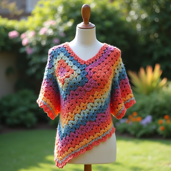 unique crochet square design