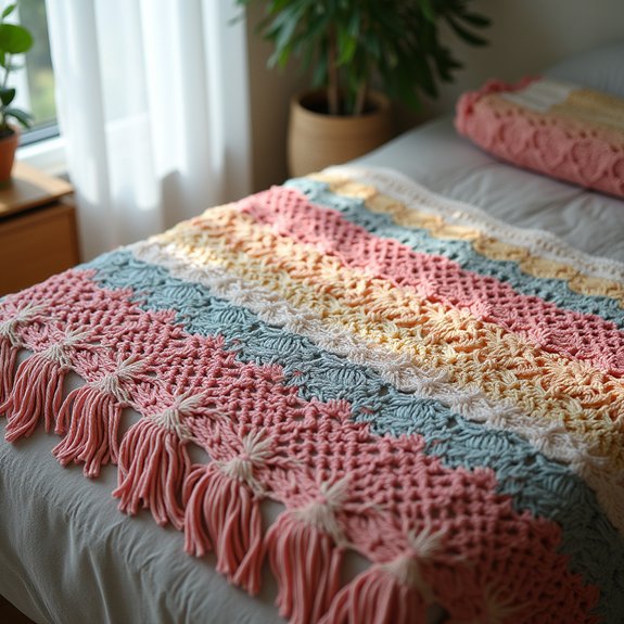 v stitch crochet edging technique