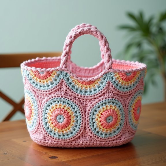 versatile crochet tote basket