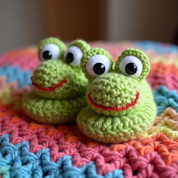 vibrant amphibian footwear design