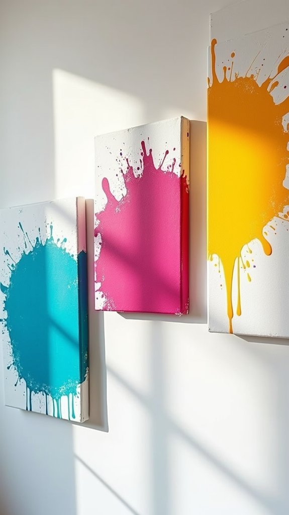 vibrant artistic wall decoration