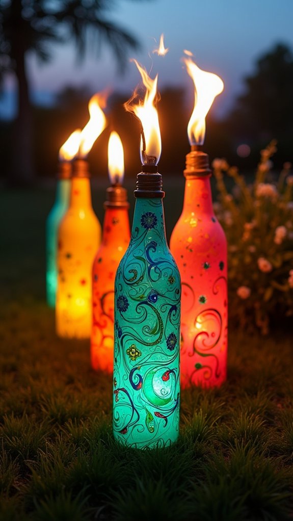 vibrant decorative outdoor lighting