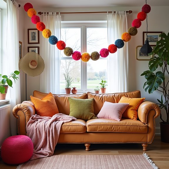 vibrant decorative string accents