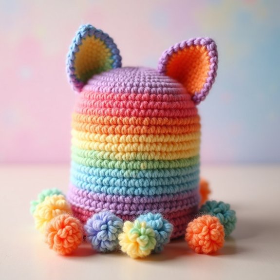 vibrant feline headwear accessory